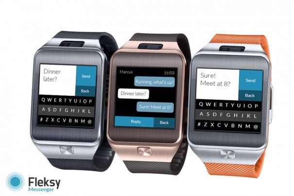 Fleksy Messenger für Samsung Gear 2 veröffentlicht