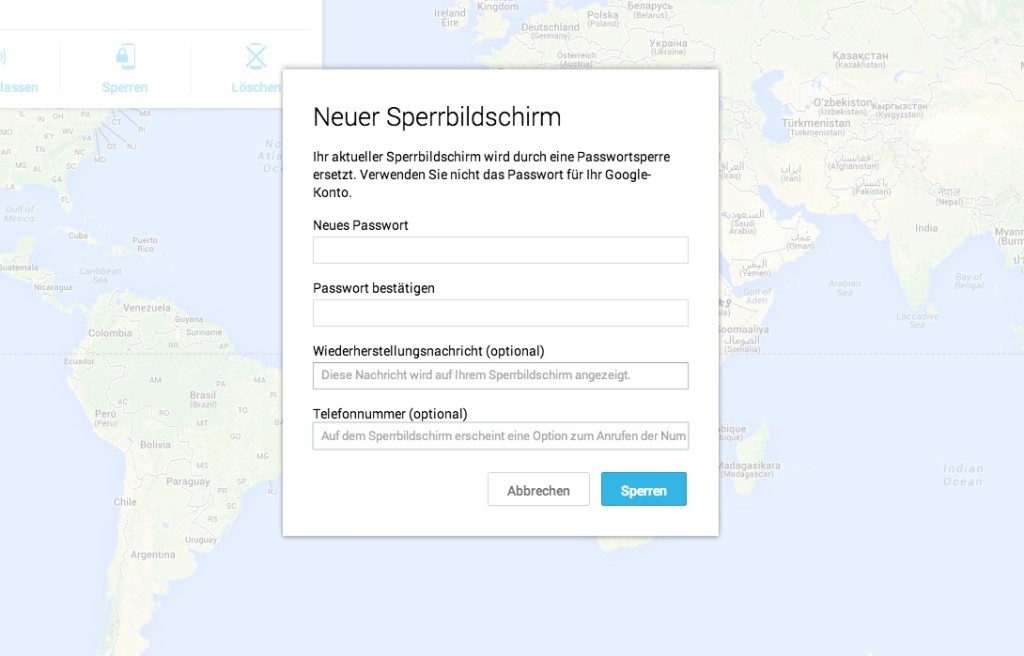 Android Geräte Manager