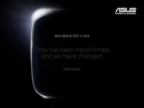 ASUS teasert Smartwatch für die IFA 2014 an