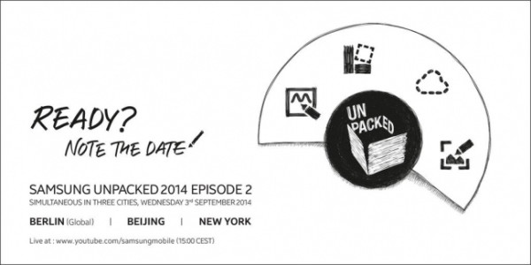 Samsung GALAXY Note 4 UNPACKED-Event: Livestream ab 15:00 Uhr