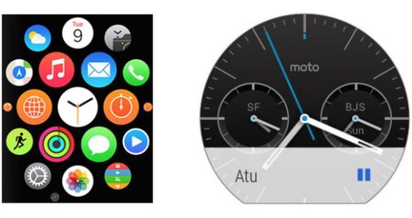 Android Wear, Apple Watch