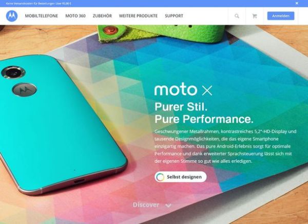Motorola Moto X 2014: Der Moto Maker Start in Deutschland