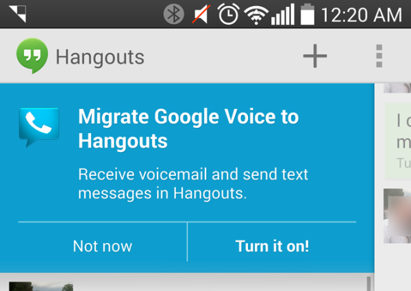 Hangouts: Google Voice hält Einzug in Messenger