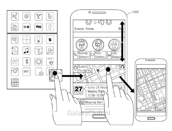 Samsung Iconic UX: Patentantrag zeigt TouchWiz Nachfolger
