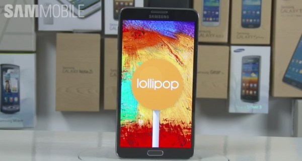 Samsung Galaxy Note 3 Android 5.0 Lollipop
