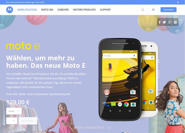 Motorola Moto E 2015