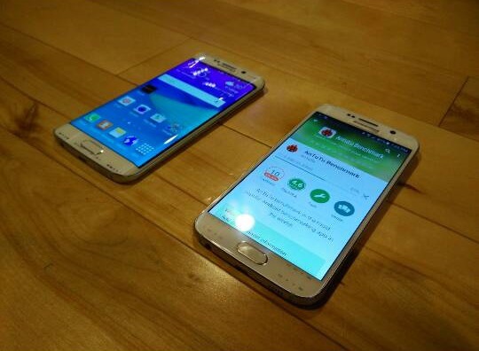 Samsung Galaxy S6 & Galaxy S6 Edge auf einem Bild