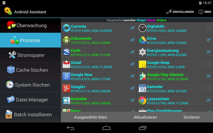 Assistant for Android Screenshot