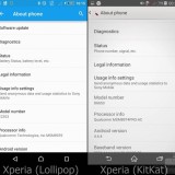 Sony Xperia Z3 Lollipop