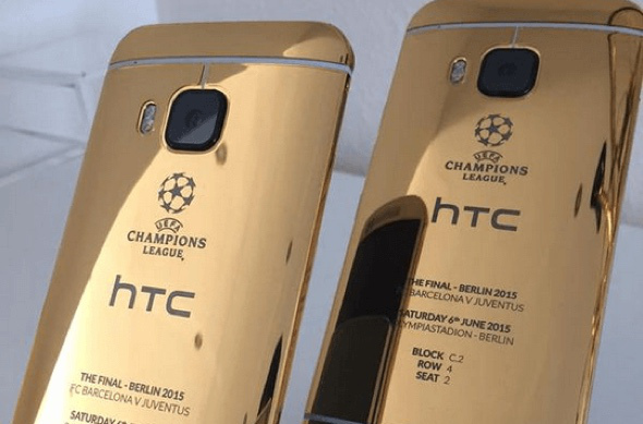 HTC One M9 Gold Champions League