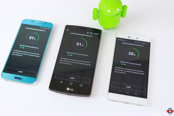 Samsung Galaxy S6 vs. LG G4 vs. Huawei P8