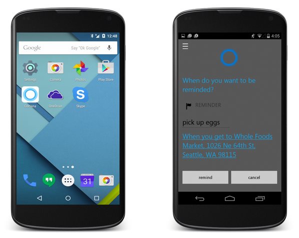 Cortana für Android