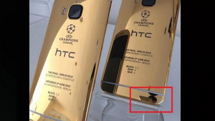 HTC One M9 Gold Champions League