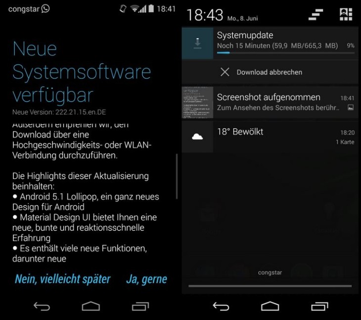 Motorola Moto X Android 5.1 Update