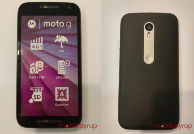 Motorola Moto G 2015 Spezifikationen offiziell bestätigt