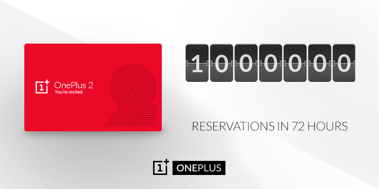 OnePlus 2: Bereits 1 Million Reservierungen