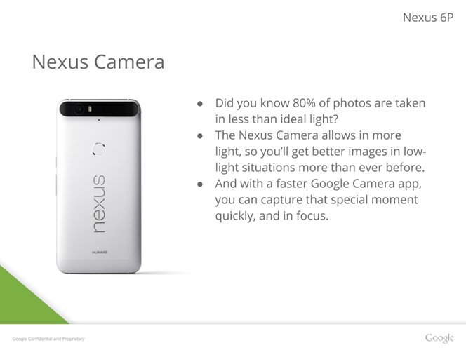 Nexus 6P: Neue Informationen zur Kamera