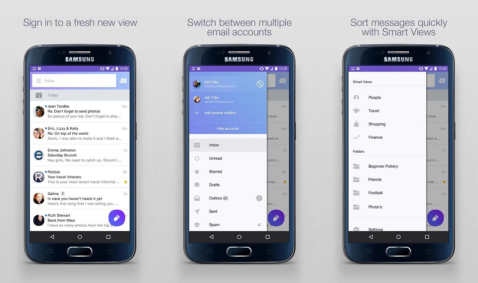 Yahoo Mail für Android in neuer Version