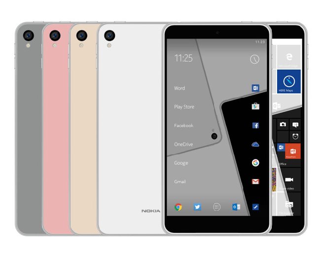 Nokia C1: Renderbild soll Android Smartphone zeigen