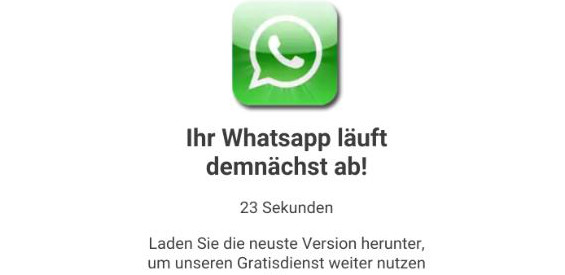 WhatsApp: Achtung! Schon wieder neue Abofalle!