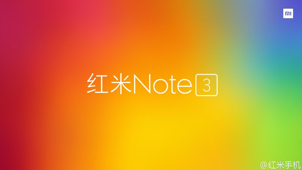 Xiaomi Redmi Note 3 angeteasert