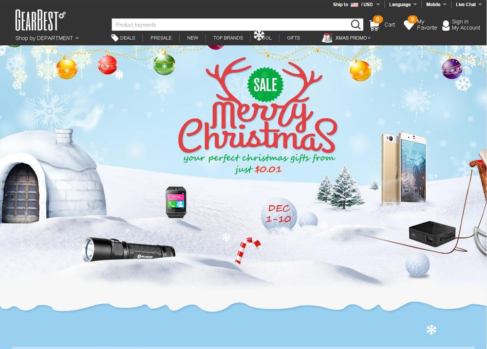 GearBest Weihnachts Angebote