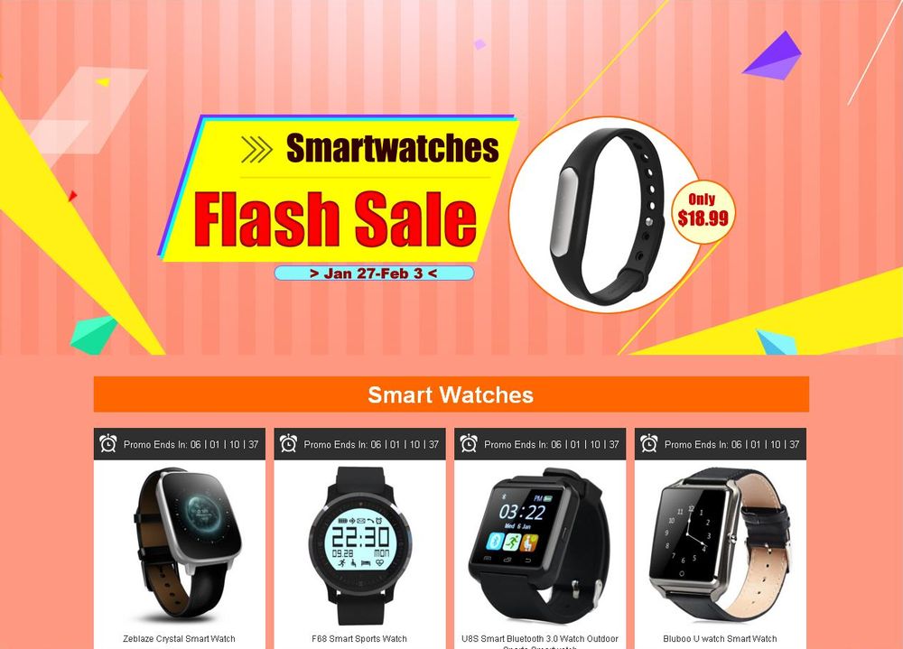 Smartwatch-Promo-Aktion