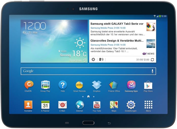 Samsung Galaxy Tab 3 10.1 (WiFi) Firmware-Update [P5210XXUBOH1] [DBT] [4.4.2]