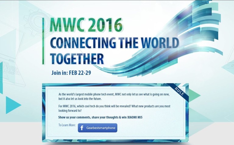 GearBest MWC 2016 Angebote