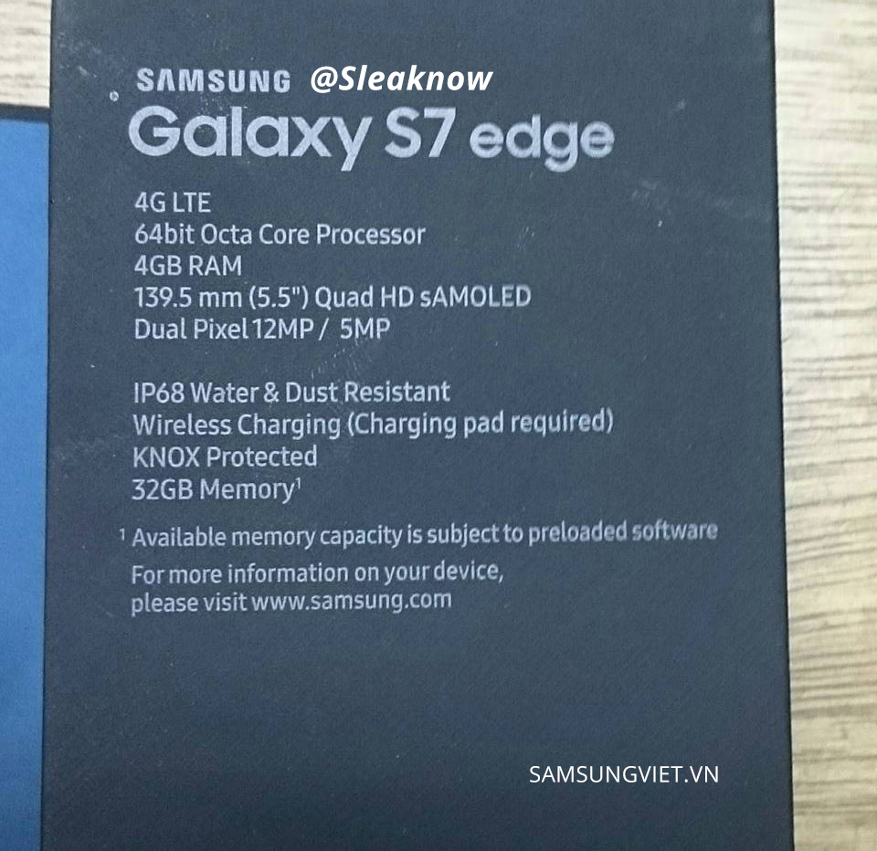 Samsung Galaxy S7 edge Android Smartphone
