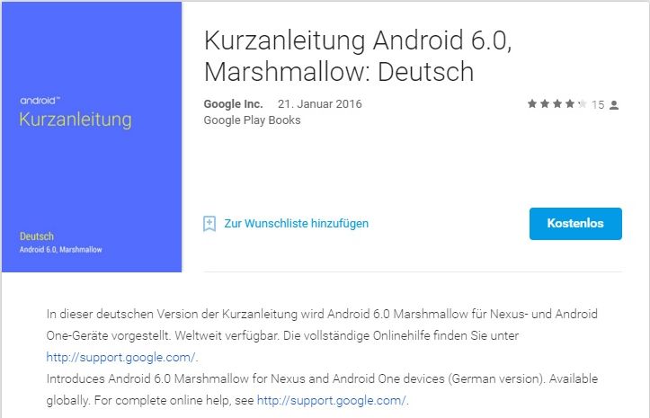 Android Marshmallow Kurzanleitung