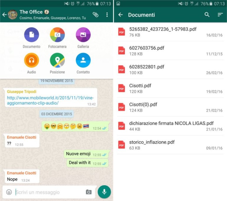 WhatsApp: Ab sofort Dokumenten-Versand möglich