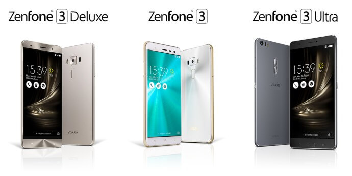 Asus ZenFone 3 Serie Android Smartphones