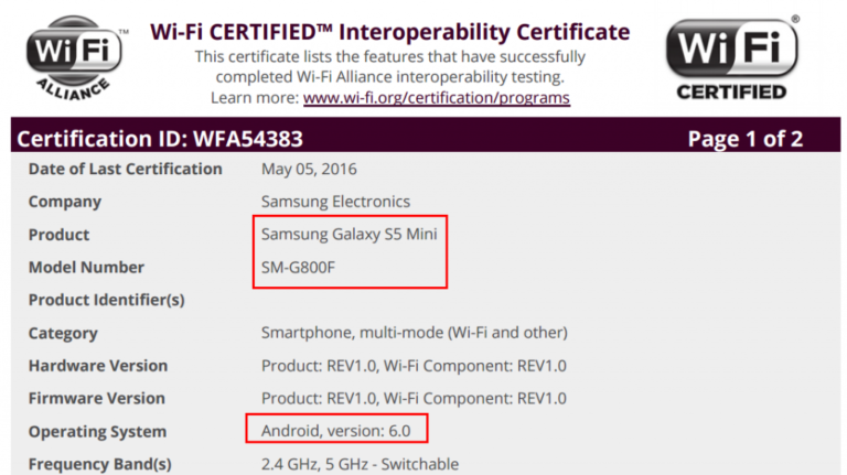 Samsung Galaxy S5 Mini Android 6.0 Marshmallow Update kommt bald
