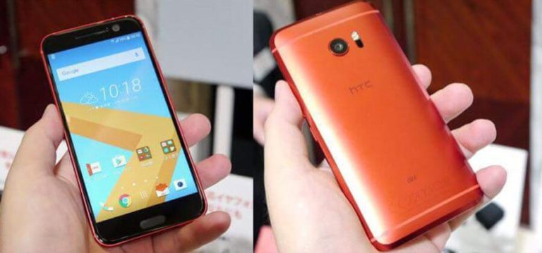 HTC 10 in rot zeigt sich erneut