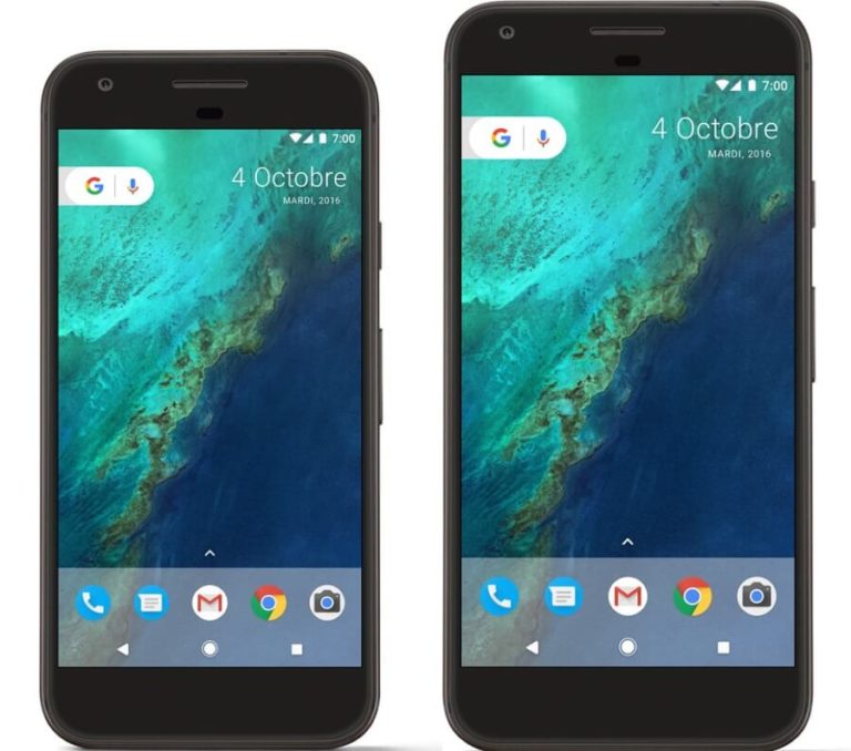 Google Pixel und Pixel XL Android Smartphones