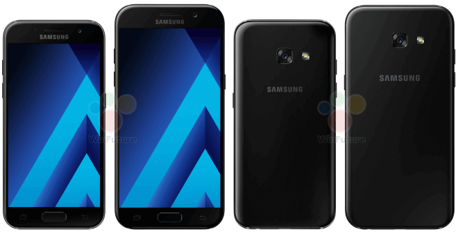 Samsung Galaxy A3 2017 und Galaxy A5 2017 Android Smartphones