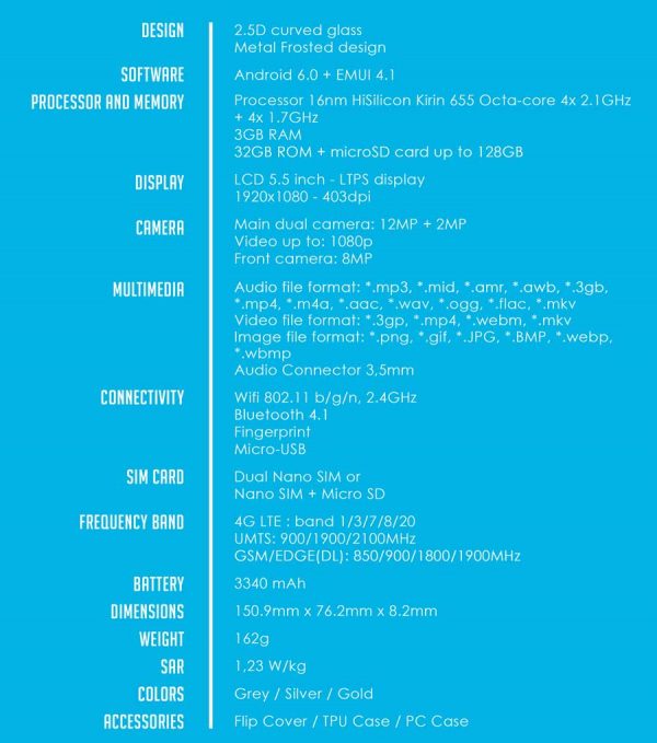 Honor 6X Spezifikationen