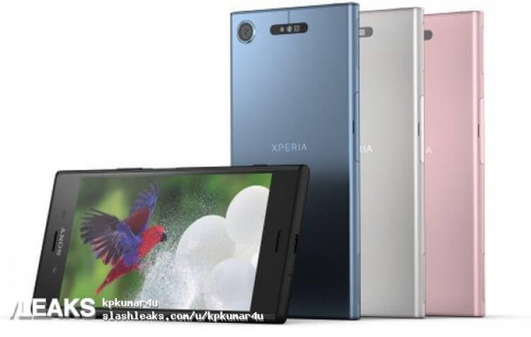 Sony Xperia XZ1: Neues Pressebild mit allen Farben aufgetaucht