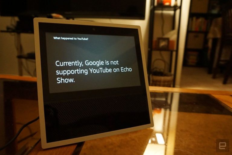Google blockiert YouTube auf Amazon Echo Show