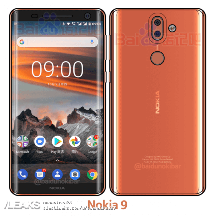 Nokia 9 Android Smartphone