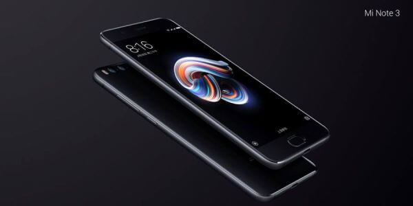 Xiaomi Mi Note 3 Android Smartphone