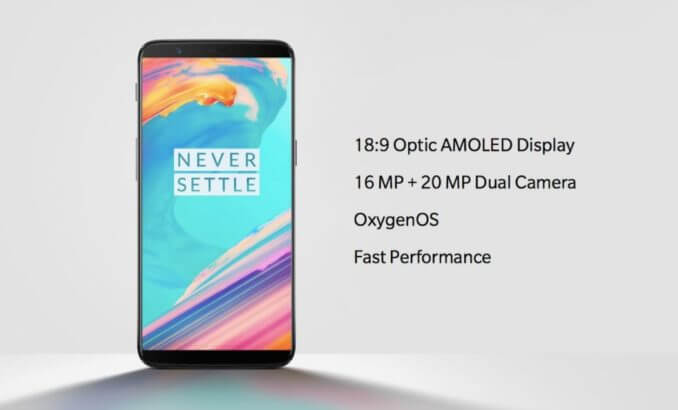 OnePlus 5T Android Smartphone