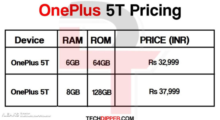 OnePlus 5T Android Smartphone