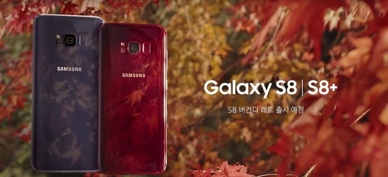 Samsung Galaxy S8 in Burgundy Red angekündigt
