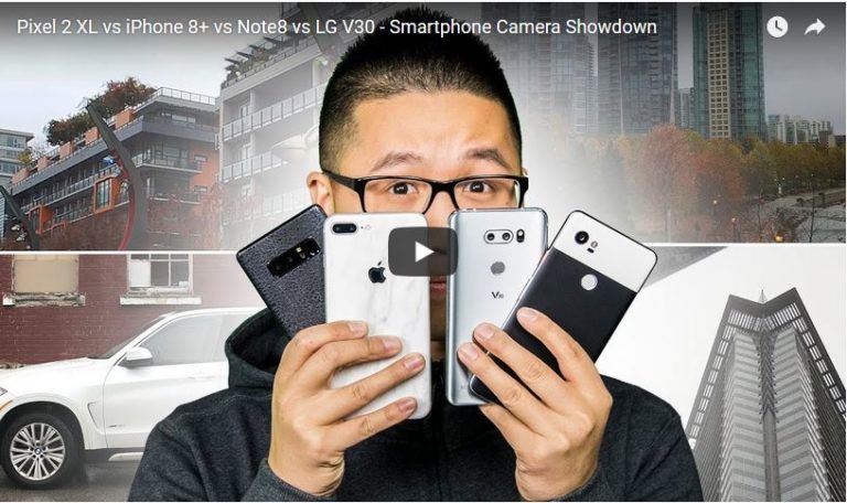 Google Pixel 2, LG V30, Samsung Galaxy Note 8 Android Smartphone