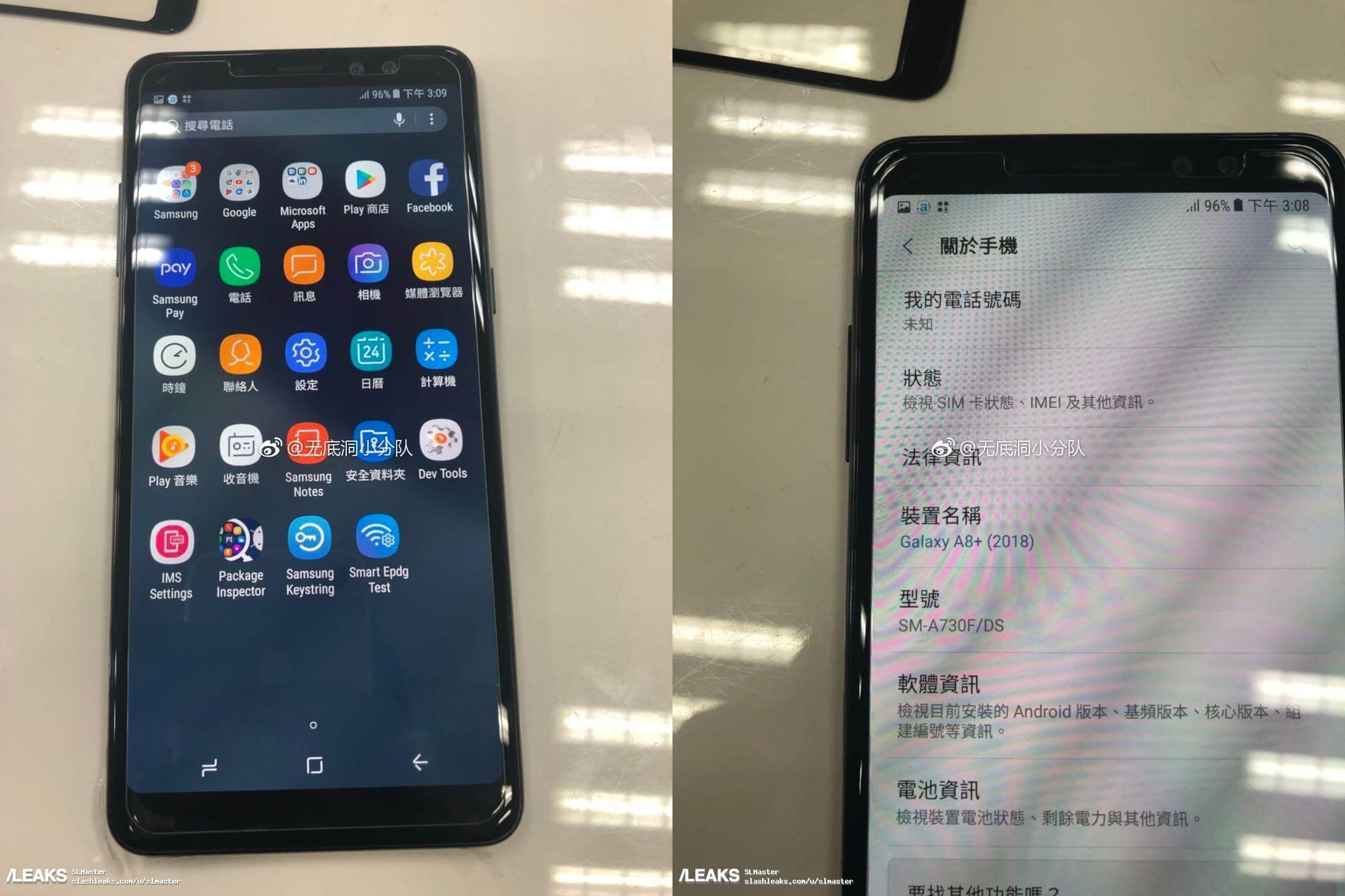 Samsung Galaxy A8+ 2018 Android Smartphone