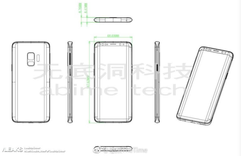 Samsung Galaxy S9: Angebliche Design-Skizzen aufgetaucht