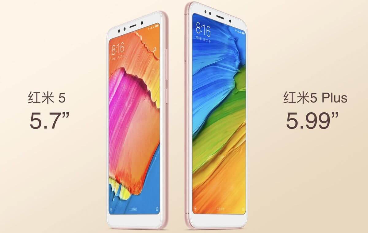 Xiaomi Redmi 5 und Redmi 5 Plus Android Smartphone