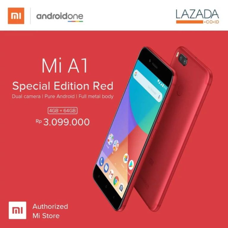 Xiaomi Mi A1 in der Farbe Rot aufgetaucht